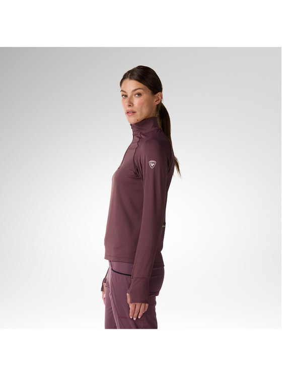 Rossignol Rossignol Bluza techniczna W Half Zip First Layer Fioletowy Slim Fit