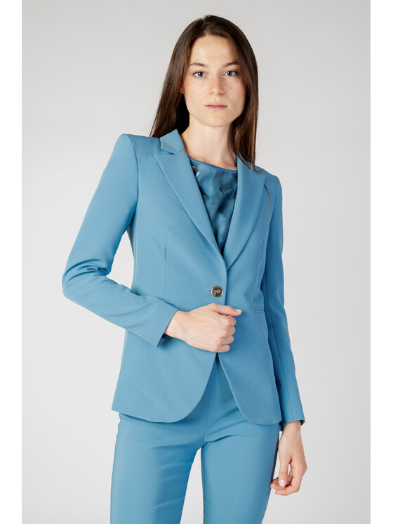 Rinascimento Rinascimento Giacca da donna REWI BOTTONE Turchese To Fit