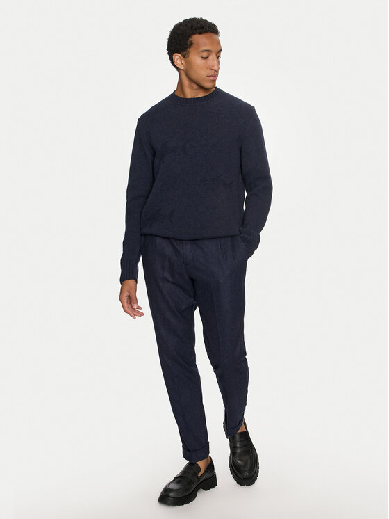 Paul&Shark Paul&Shark Sweter 14311076 Granatowy Regular Fit