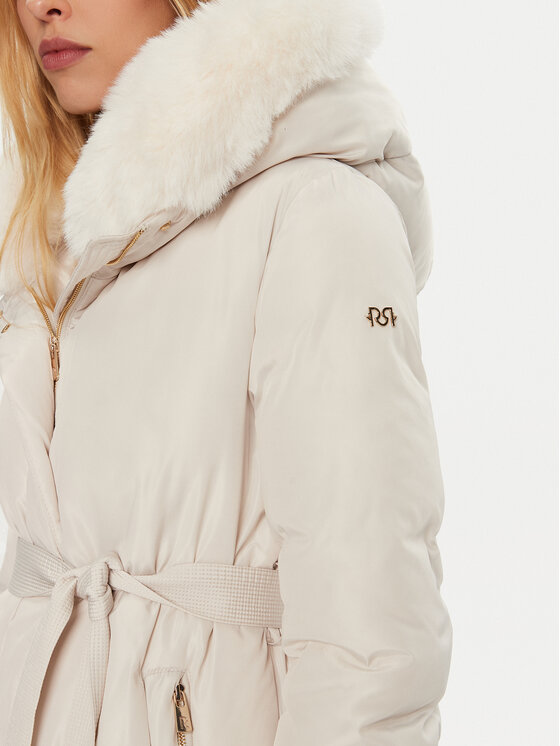 Rinascimento Rinascimento Зимно яке CFC0118607003 Екрю Regular Fit