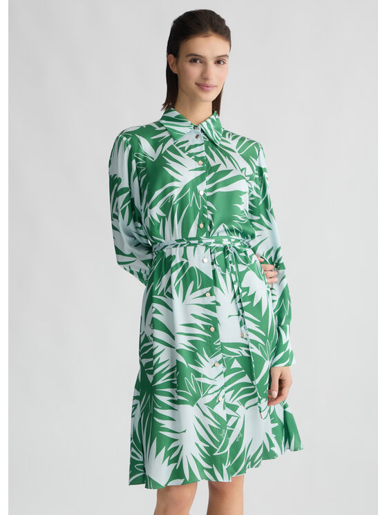 Liu Jo Vestito da giorno CA53 Verde Regular Fit
