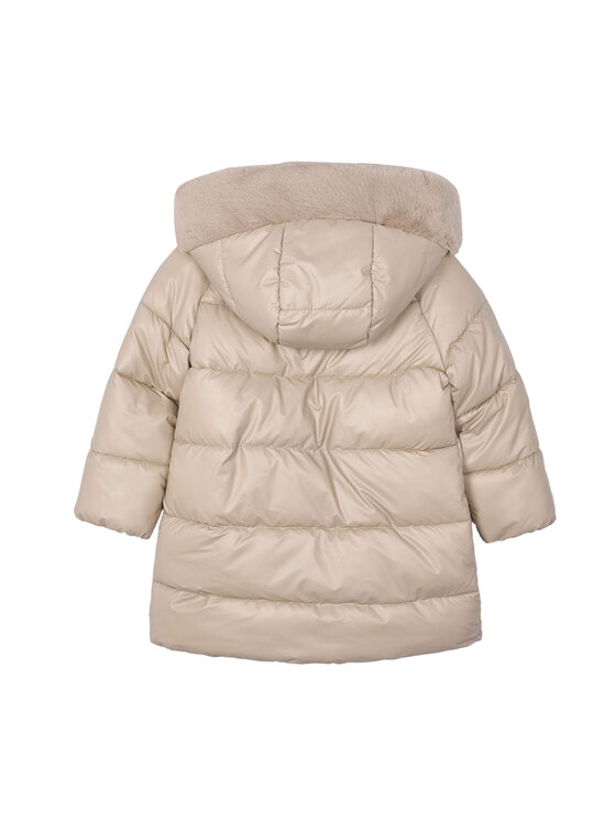 Mayoral Mayoral Зимно яке 4447 Бежов Relaxed Fit