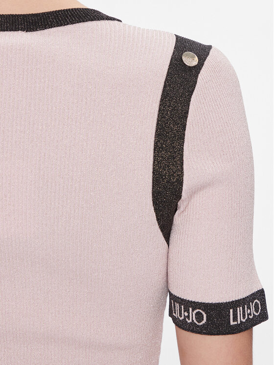 Liu Jo Sport Liu Jo Sport Blūze TA4041 MS014 Rozā Slim Fit