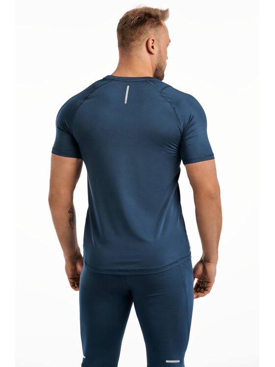 ROUGH RADICAL ROUGH RADICAL Koszulka techniczna VITAL ZIP Niebieski Slim Fit