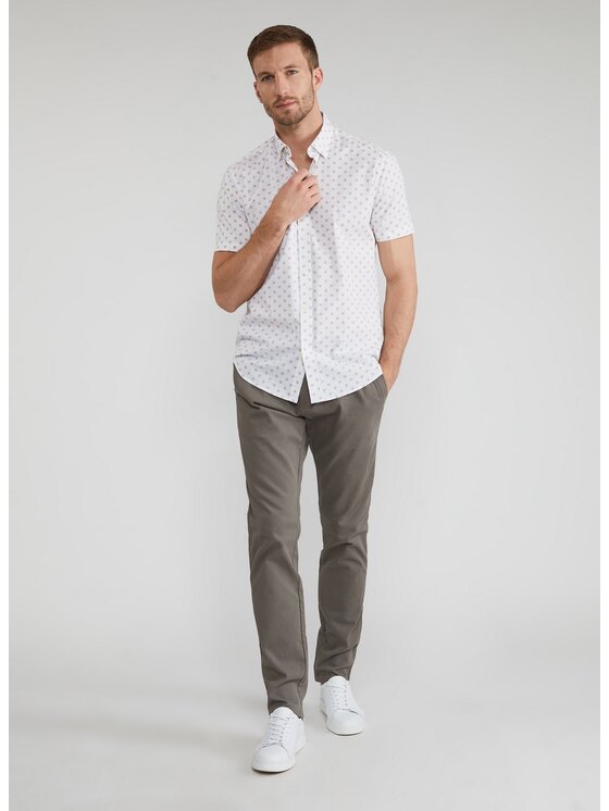 Pako Lorente Pako Lorente Koszula P22SN-1K-008 Biały Slim Fit