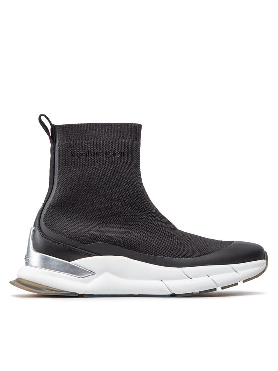 Calvin Klein Calvin Klein Αθλητικά Sock Boot - Knit HW0HW01177 Μαύρο