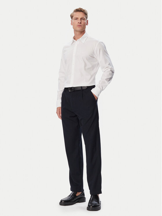 BOSS BOSS Chinosy Chino-St1 50569658 Granatowy Tapered Leg