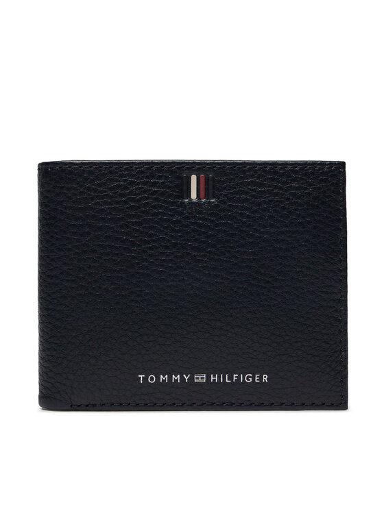Tommy Hilfiger Tommy Hilfiger Große Herren Geldbörse Th Central Mini Cc Wallet AM0AM11854 Dunkelblau