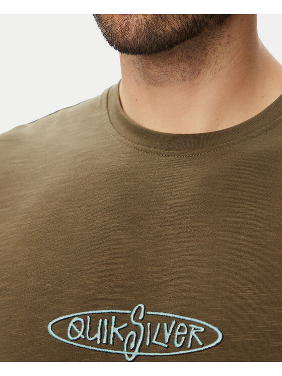 Quiksilver Quiksilver T-särk W126-QSMTS-1005-33X Khakivärviline Regular Fit