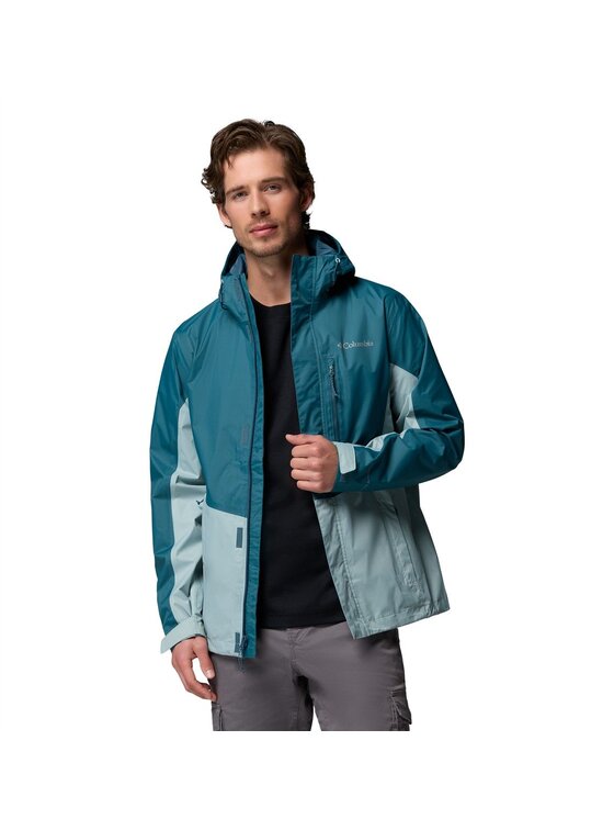 Columbia Columbia Kurtka przeciwdeszczowa Pouring Adventure III Jacket 2117171429 Niebieski Regular Fit