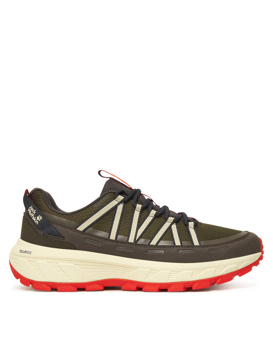 Jack Wolfskin Jack Wolfskin Трекінгові черевики Wild Hike Low M A65577 Хакі