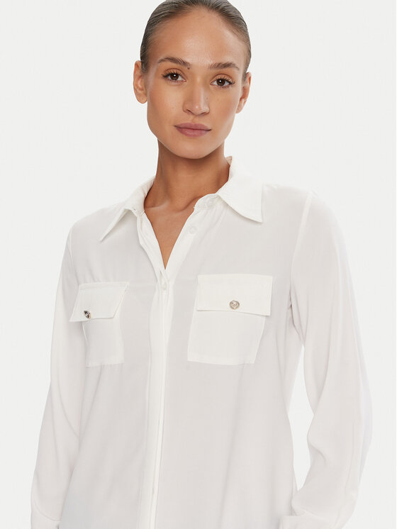 Rinascimento Rinascimento Marškiniai CFC0125777003 Balta Regular Fit