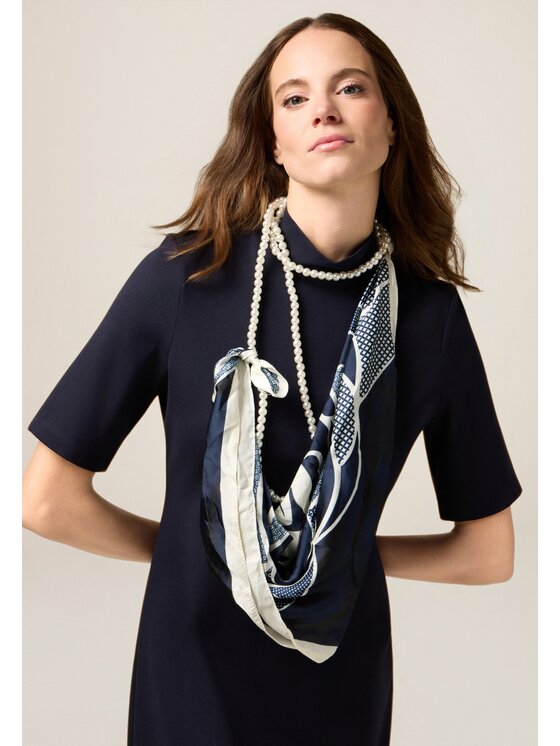 Oltre Oltre Vestito da giorno 7084R005135N034 Blu Baggy Fit