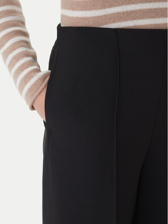 Tommy Hilfiger Tommy Hilfiger Palazzo kalhoty WW0WW48406 Černá Wide Leg