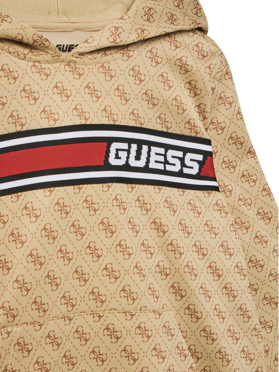 Guess Guess Bluza L5RQ24 FL04Q Beżowy Regular Fit