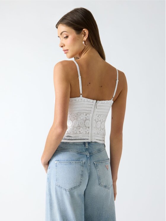 Guess Guess Top 183949 Bílá Classic Fit