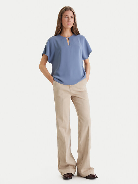 Calvin Klein Calvin Klein Blūze LV044E902G Gaiši zils Regular Fit