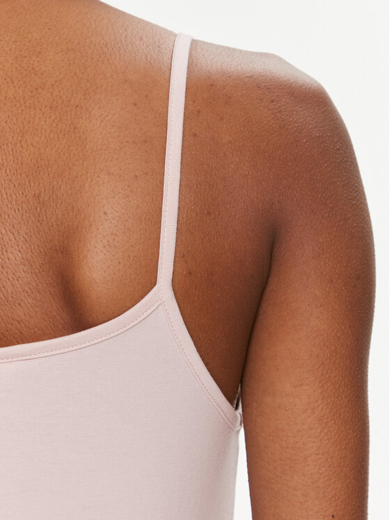 Calvin Klein Jeans Calvin Klein Jeans Top Monologo Strappy Tank Top J20J223105 Rosa Slim Fit