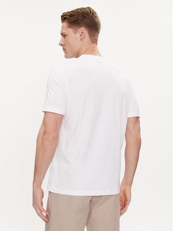 Calvin Klein Calvin Klein Тишърт Framed Flower Graphic K10K112492 Бял Regular Fit