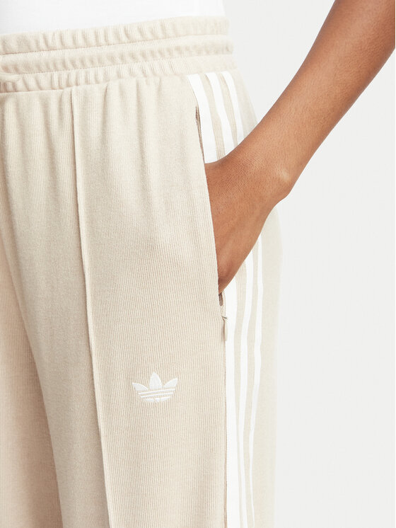 adidas adidas Donji dio trenerke Knitted Pants LG3951 Bež Regular Fit
