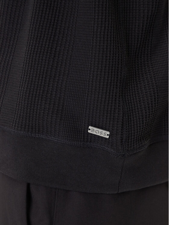 BOSS BOSS Sweatshirt Structure 50545597 Schwarz Regular Fit