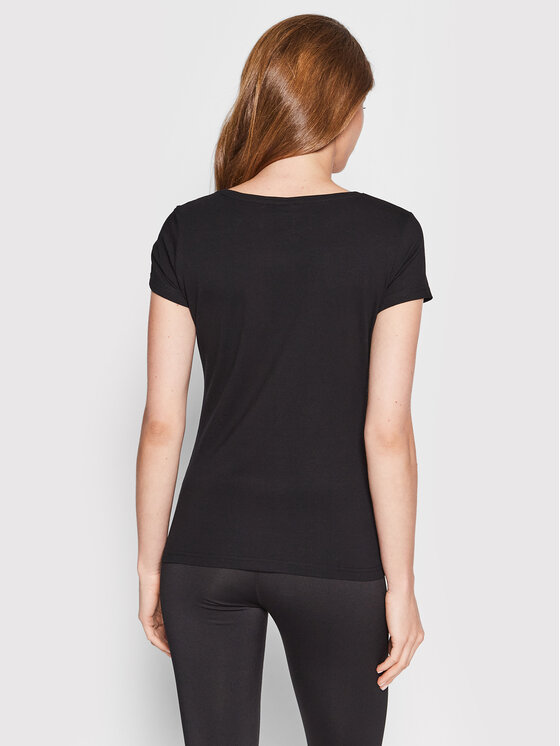 4F 4F T-Shirt H4L22-TSD353 Czarny Regular Fit