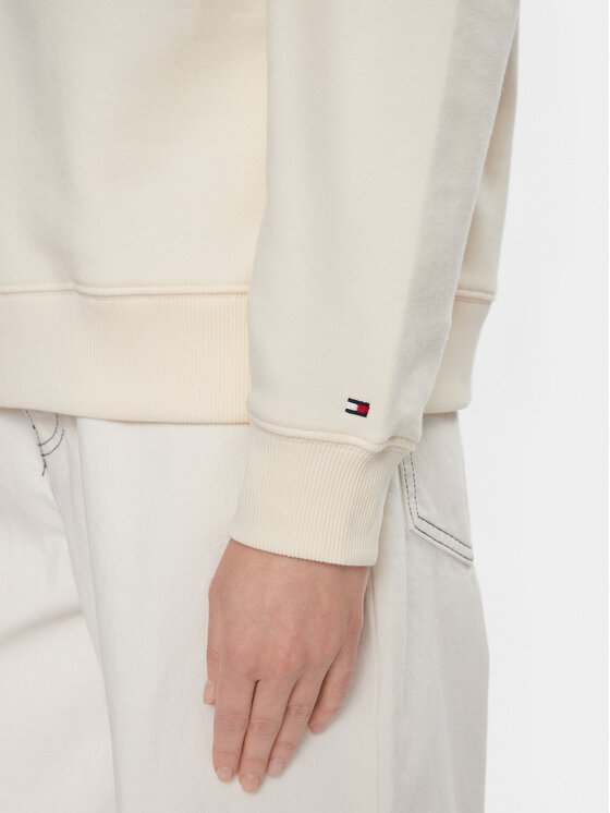 Tommy Hilfiger Tommy Hilfiger Bluza Monotype WW0WW42469 Beżowy Regular Fit