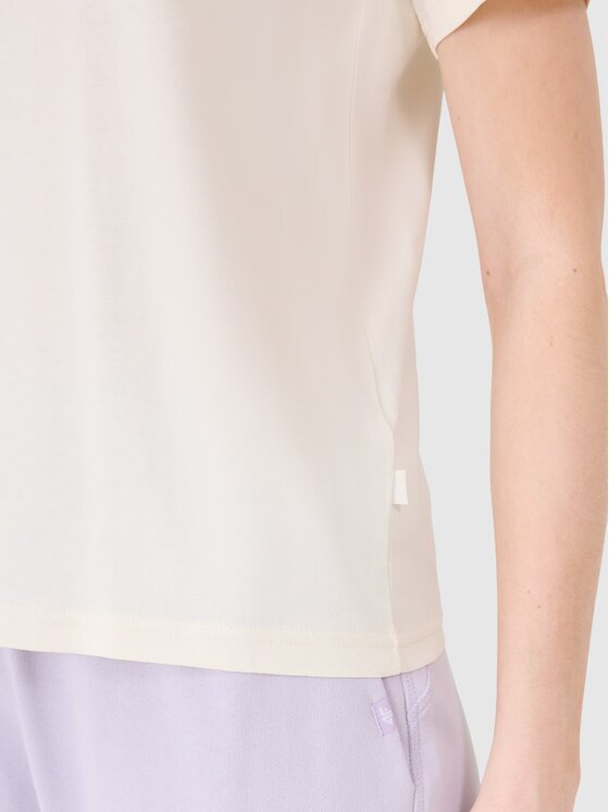 4F 4F T-shirt 4FWSS25TTSHF1991-11S Bianco Regular Fit