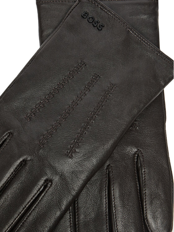 BOSS Boss Rękawiczki Męskie Hainz-Me 50526681 Brązowy