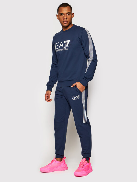 EA7 Emporio Armani Pantalon jogging 3KPP73 PJ05Z 1554 Bleu marine Regular Fit Modivo