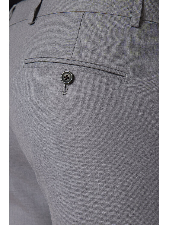 Lancerto Lancerto Spodnie materiałowe Artemio SP073225000009 Szary Slim Fit