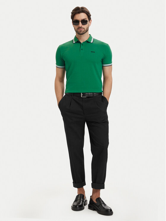 BOSS BOSS Polo särk Paddy 50469055 Roheline Regular Fit