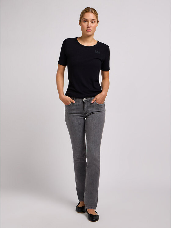Lee Lee Jeansy ELLY Szary Slim Fit