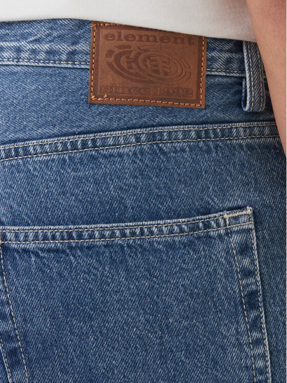 Element Element Jeansy Relax 5 Denim ELYDP00133 Modrá Tapered Fit