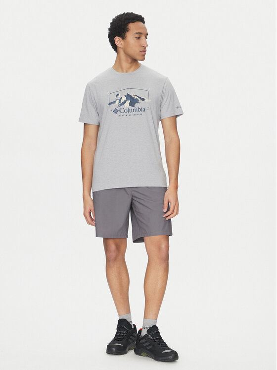 Columbia Columbia T-Shirt Path Lake™ II Graphic 1934814 Γκρι Regular Fit