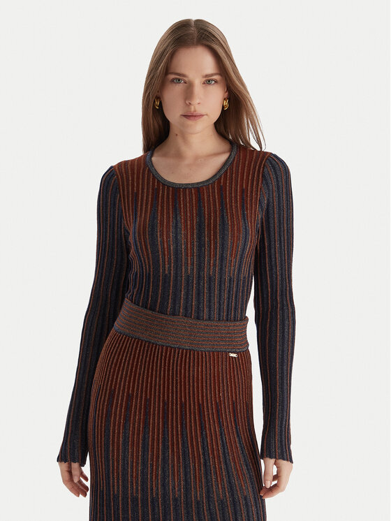 Fracomina Fracomina Megztinis FS25WT7007K558Q7 Mėlyna Slim Fit