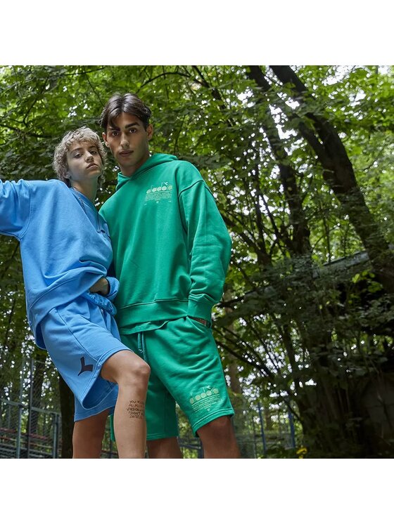 Diadora Diadora Szorty sportowe BERMUDA MANIFESTO Zielony Basic Fit