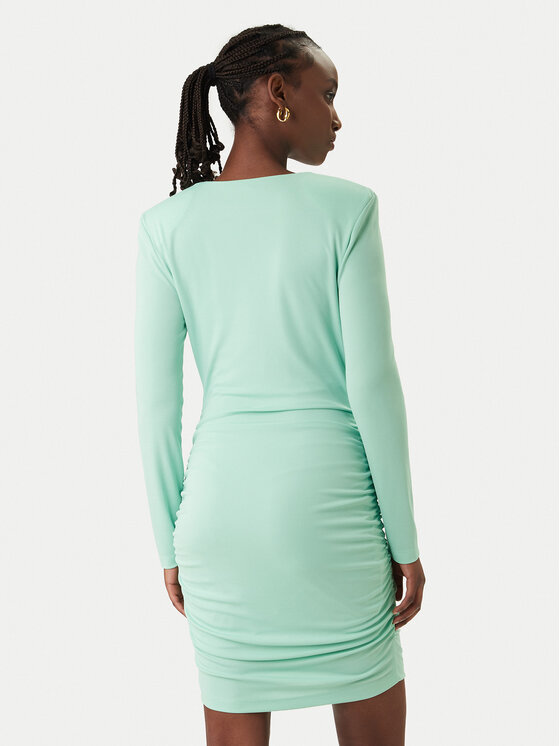 Just Cavalli Just Cavalli Cocktail obleka 80PAO957 J0253 Modra Slim Fit