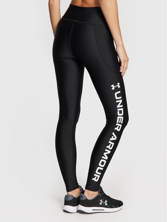 Under Armour Under Armour Legginsy HeatGear® 1376327 Czarny Slim Fit