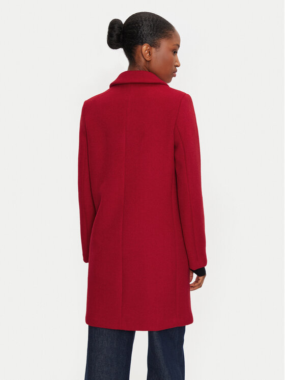 United Colors Of Benetton United Colors Of Benetton Gyapjú kabát 2U62DN062 Piros Regular Fit
