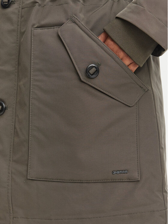 G-STAR G-STAR Куртка парка D29996 D908 Сірий Slim Fit