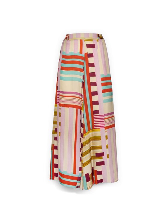 Elena Mirò Elena Mirò Pantaloni di tessuto P017Z000222N001 Rosa Over Fit