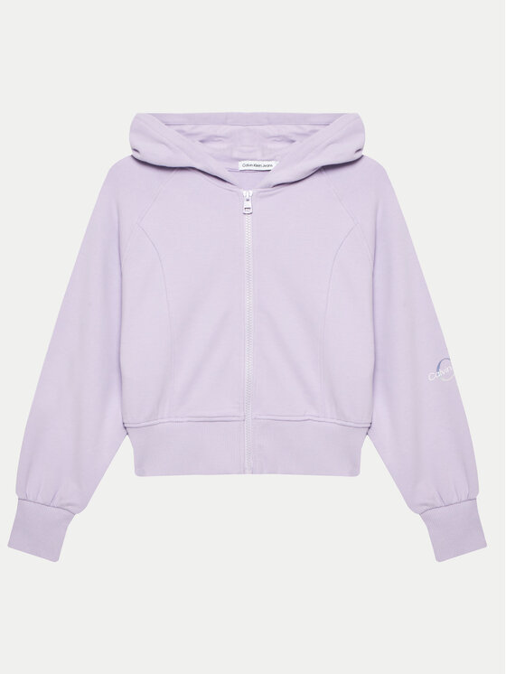 Gyerek Pulóver Calvin Klein Jeans, Méret: 12Y, Lila, Gradient Monogram IG0IG02541