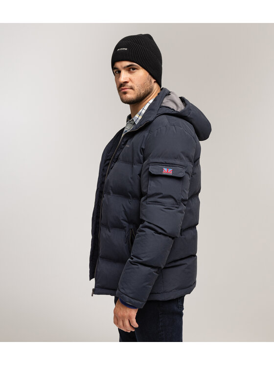 Lee Cooper Lee Cooper Kurtka puchowa BRIAN3 8215 Granatowy Regular Fit