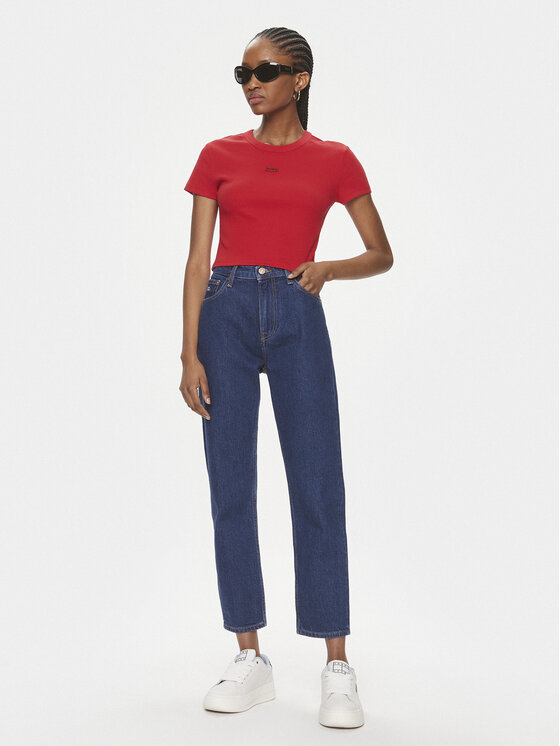 HUGO Hugo Футболка Deluisa_1 50508636 Червоний Slim Fit