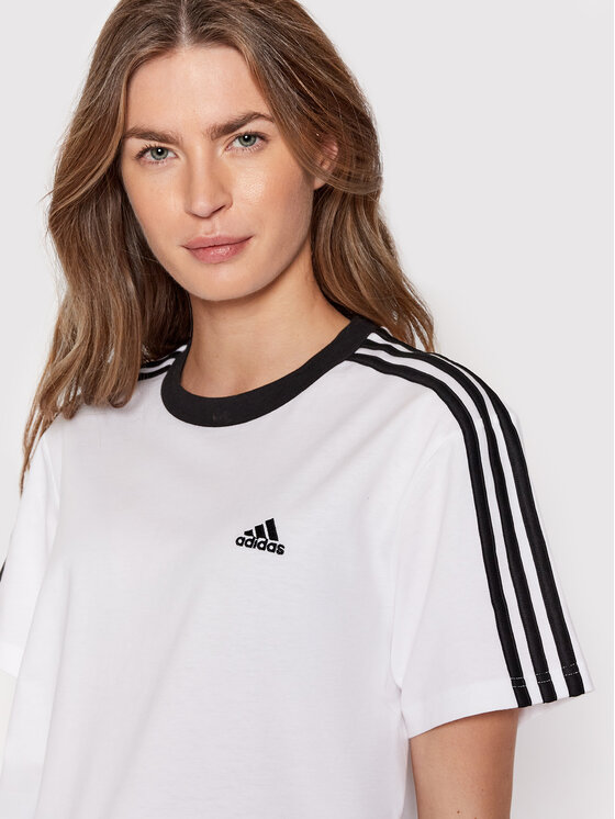 adidas adidas Majica Essentials H10201 Bela Relaxed Fit