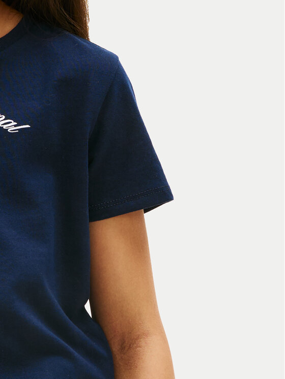 Tommy Hilfiger Tommy Hilfiger T-Shirt Script KG0KG08636 Granatowy Regular Fit