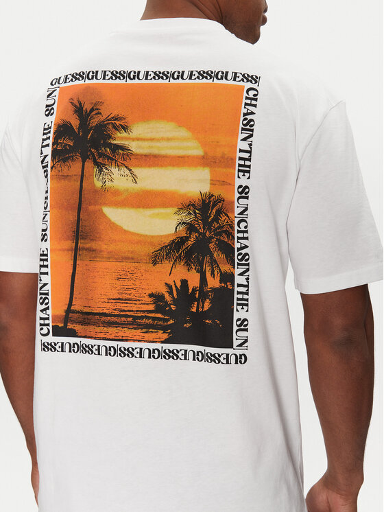 Guess Guess T-Shirt F5GI10 I3Z14 Bílá Oversize