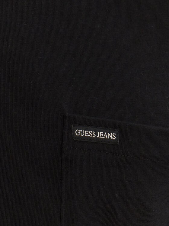 Guess Jeans Guess Jeans T-shirt M5RI74 K8FQ4 Crna Regular Fit