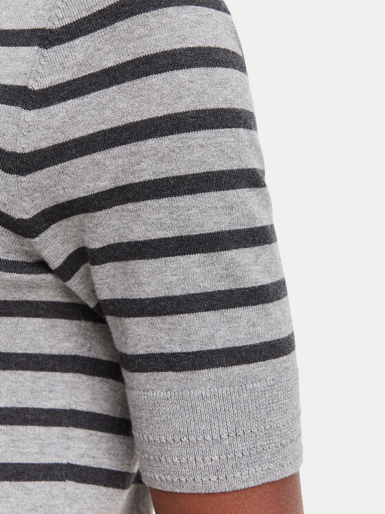 Tommy Hilfiger Tommy Hilfiger Πουλόβερ WW0WW49705 Σκούρο γκρι Slim Fit
